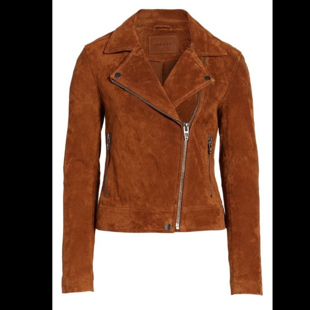BlankNYC Suede Moto Jacket